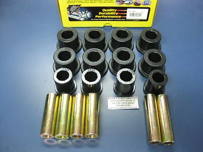 Juego de cojines de buje de ojo de resorte de hoja inserción trasera Dodge Ram 03-09 52118  Foto 1 de 2