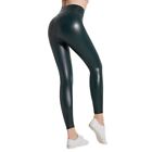 Push Up Leather Leggings Stretchy Pu Faux Leather Leggings  Women