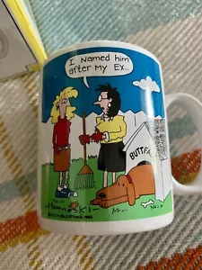 Tasse "I Named Him After My Ex... Buttface" Aufnahmen CCC Pub. NEU Keramik Kaffeebecher - Bild 1 von 8