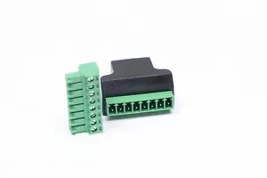 Ethernet RJ45 Buchse auf Schraube Terminal 8 Pin CCTV Digital DVR - US-VERKÄUFER - Bild 1 von 3