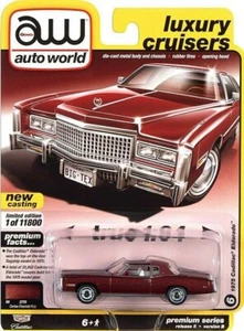2020 Auto World 'Luxury Cruisers' #3 "1975 CADILLAC ELDORADO" Rel.1 Ver. B - Foto 1 di 1