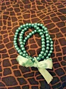 Armband Jadegrün Perlen 3 Stück - Bild 1 von 1