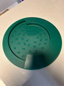 Tupperware Cheese and Cracker Serving Tray Dark Green  - Picture 1 of 2