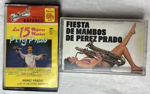 2 Cassette Lot Perez Prado Los 15 Mejores Mambos & SEXY Fiesta De Mambos Tapes ! - Picture 1 of 10