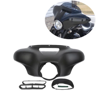 Carenado exterior delantero negro mate apto para Harley Tri Glide Ultra Limited 2014-2025 Foto 1 de 4