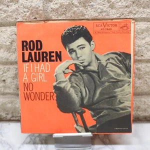 Rod Lauren If I Had a Girl / No Wonder 45 Vinyl Record VG+ W/ Pic Sleeve - Picture 1 of 5