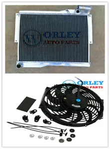 Aluminum radiator & fan for MG MGB GT/ROADSTER 1977 1978 1979 1980 Manual - Picture 1 of 5