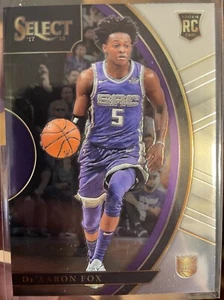 DeAaron Fox 2017-18 Panini Select CONCOURSE ROOKIE CARD RC #49 - Picture 1 of 2