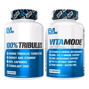 EVL VitaMode + Tribulus Men's Health Duo: Testosterone, Libido & Staminia Boost - Picture 1 of 13