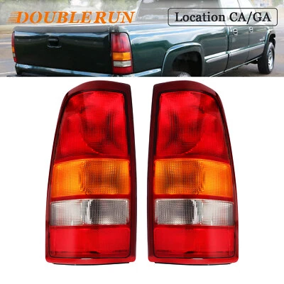 Tail Lights Pair Rear Set For 99-03 Chevrolet Silverado 1500 2500 GMC Sierra - Image 1 of 4