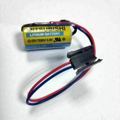 MR-BAT ER17330V/3.6V Mitsubishi A6BAT PLC Battery for FANUC CNC System Power  - Image 1 of 4