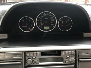 Per Nissan X-Trail T30 2001-2004 Anillos de salpicadero de aluminio pulido x3 - Foto 1 di 8