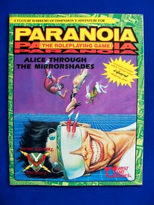Alice Through The Mirrorshades - Paranoia RPG - West End Games - VG - Picture 1 of 2