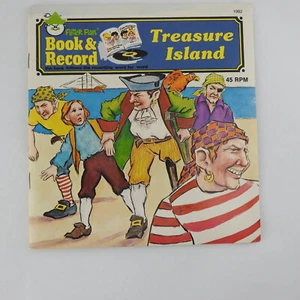 Vintage 1976 Treasure Island Book and Record Peter Pan Records Industries - Imagen 1 de 4