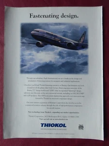 5/1997 PUB THIOKOL HUCK AEROSPACE FASTENING SYSTEM FASTENER BOEING 777 AD - Picture 1 of 1