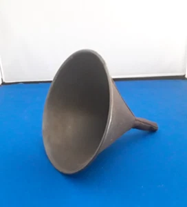 Vintage Small Tin Metal Funnel 5''- 4''1/2 Diameter - Picture 1 of 3