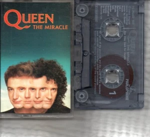 QUEEN - The Miracle - Cassette Tape Album *I Want It All, Breakthru* - Picture 1 of 2