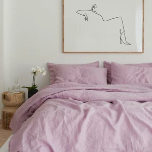 Linen bedding, Linen duvet cover, Stonewashed duvet cover, Full Queen size duvet - Picture 1 of 7