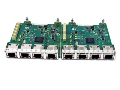 Lote de 2 tarjetas hijas de red Gigabit de cuatro puertos Dell Intel R1XFC I350 R620 R720 Foto 1 de 3