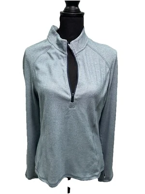 Suéter Avalanche para Mulheres Tamanho Grande 1/2 Zip Pulôver Tricotado Escovado Atlético NWT - Imagem 1 de 4