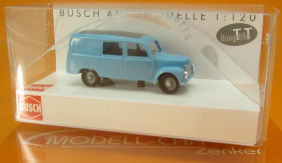 Busch 8661 IFA Framo Kombiwagen hellblau 1:120  NEU Modellauto - Bild 1 von 1