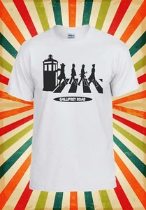 Gallifrey Road Inspired Dr Who Funny Men Women Vest Tank Top Unisex T Shirt 1801 - Picture 1 of 10