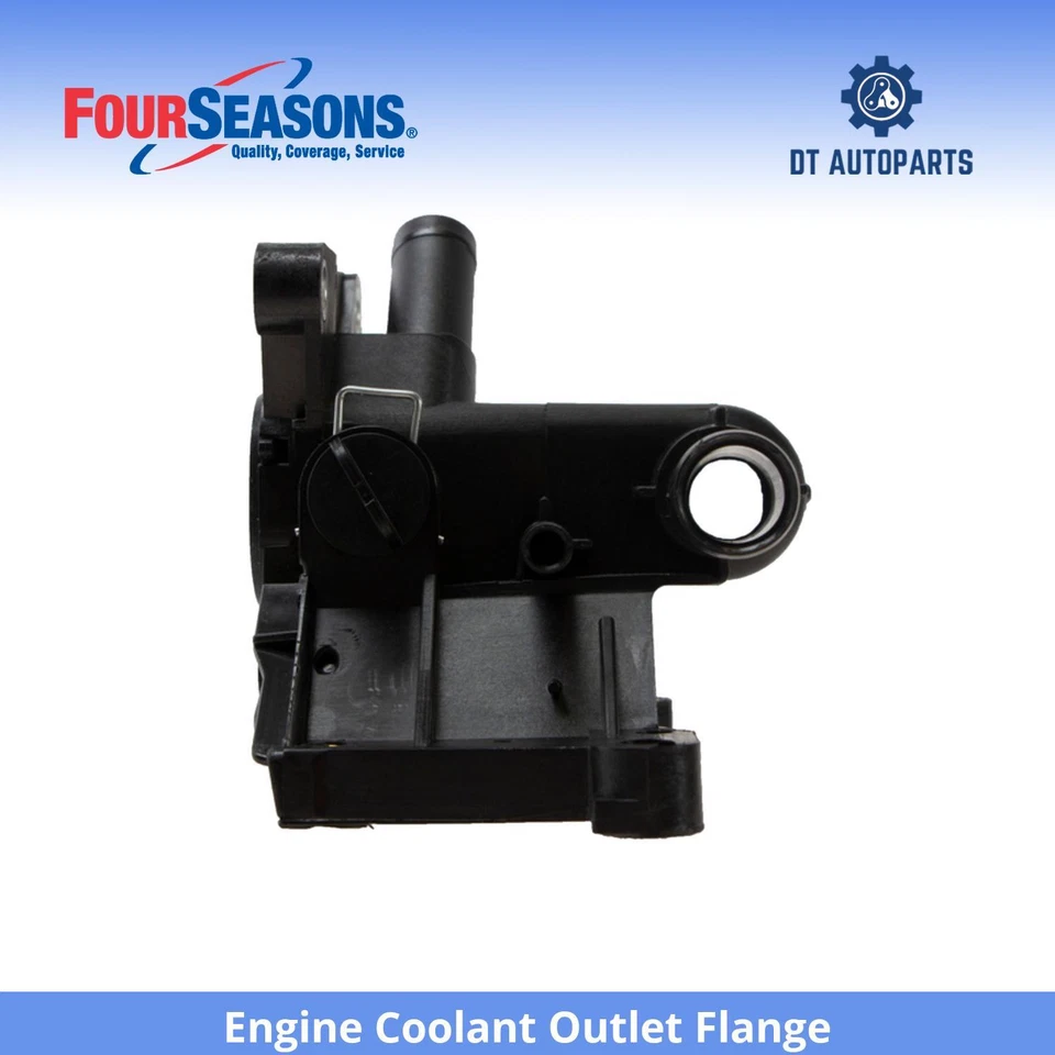 For 2006-2018 Ford Fusion Engine Coolant Outlet Flange 4 Seasons 2007 2008 2009 - Image 1 of 4