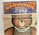 VTG Antique Teddy Bear Museum Collection The Toy Works Sew It Yourself Rag Toy