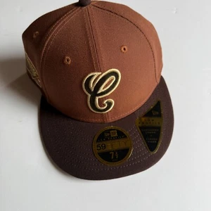 NEW ERA 59FIFTY Chicago White Soxs Brown Low Profile Fitted Hat - 7 1/2 - Picture 1 of 5