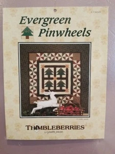EVERGREEN PINWHEELS PATTERN - by Lynette Jensen (Thimbleberries) - Picture 1 of 1