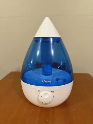 Cool Mist Humidifier Filter Ultrasonic Blue and White - Image 1 of 4