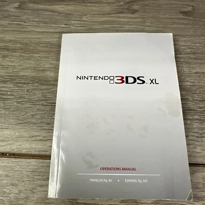 Manual de instrucciones del propietario Nintendo 3DS XL solo Foto 1 de 4