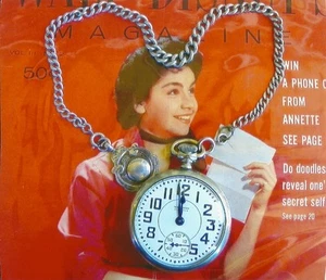 92 JAHRE ALTE WALTHAM 21J / TASCHENUHR / ANTIK MIT MASSIVER SILBERKETTE & ANHÄNGER - Bild 1 von 6