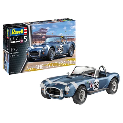 SHELBY COBRA 289 MODEL SET KIT 1:25 Revell Kit Auto Modellino Nuovo - Immagine 1 di 4