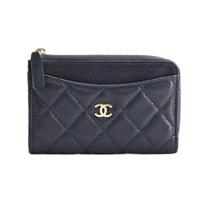 CHANEL Classic Zip Card Case AP3179 Card Case / Navy unisex - Image 1 of 4
