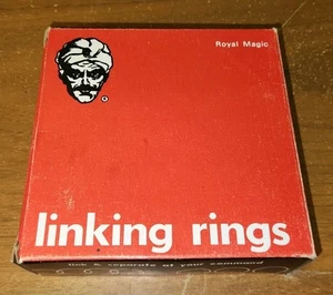 Vintage Linking Rings Royal Magic W/ Instructions - Picture 1 of 2