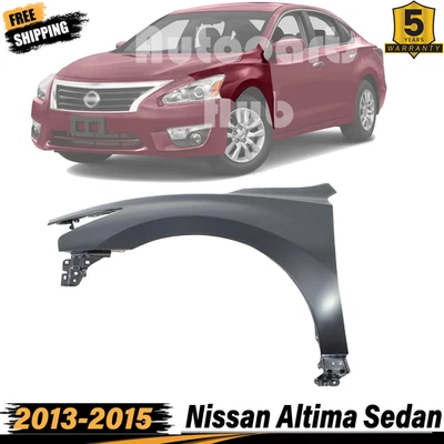 Nuevo guardabarros delantero lado del conductor acero imprimado para Nissan Altima 2013-2015 sedán Foto 1 de 4