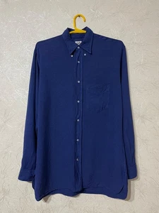 C.P. Company Massimo Osti Vintage 90s Blue Shirt Check 90s Made in Italy Size M - Picture 1 of 10