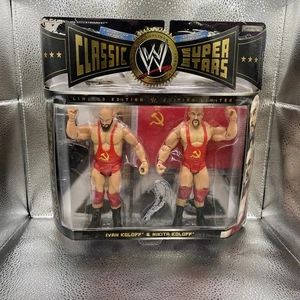 WWE CLASSIC SUPER STARS IVAN & NIKITA KOLOFF EDICIÓN LIMITADA PAQUETE DE 2 JAKKS 2008 - Imagen 1 de 6