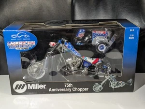 Miller Orange County Choppers 75th Anniversary Die Cast Bike 1:10 Scale OCC - Picture 1 of 7