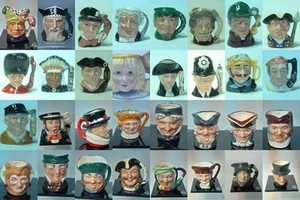 Jarras de personajes MINIATURA Royal Doulton a tu elección multi compra descuento jarra Toby - Imagen 1 de 32