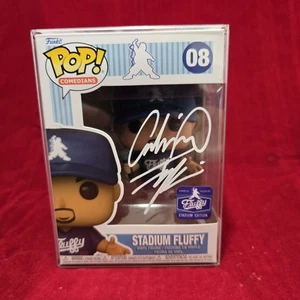 Funko Pop! Gabriel Iglesias Stadium Fluffy Blue Jersey 08 Figure Signed - Picture 1 of 6