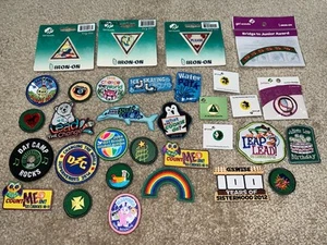 Lot Of 32 Girl Scout Patches & Pins - Picture 1 of 12