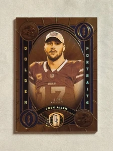 2024 Panini Gold Standard Golden Portraits Josh Allen SP /24 #12 Bills - Picture 1 of 2