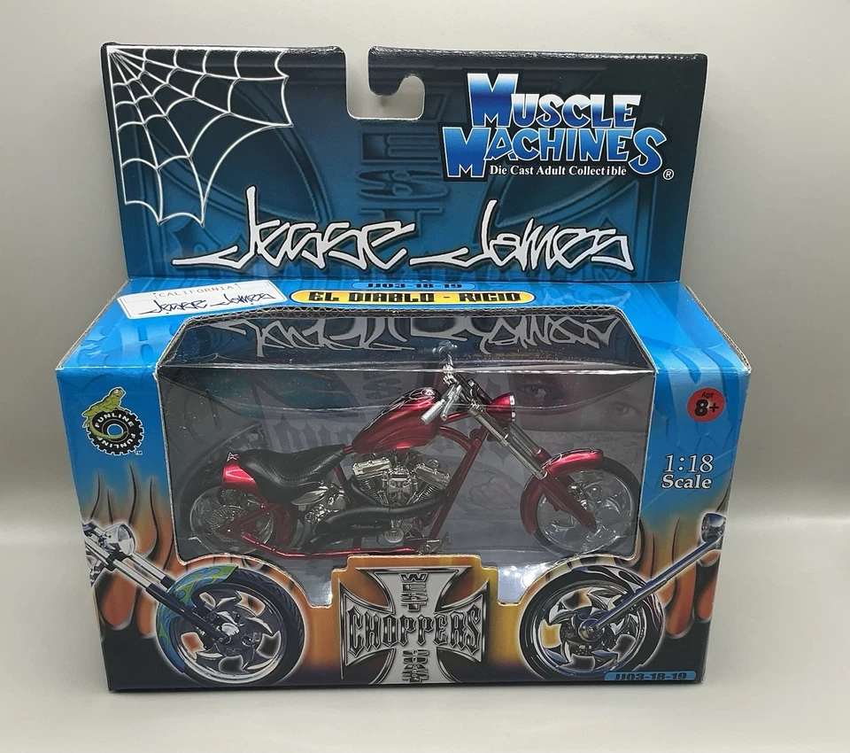 West Coast Choppers Red Sturgis Special JJ04-18-01 Muscle Machines Jesse James