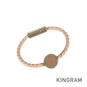 BVLGARI 293378 Leather Bracelet Sh Used - Picture 1 of 16