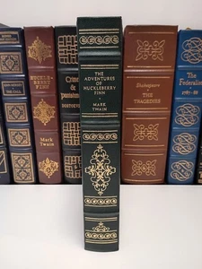 The Franklin Library 1979 Adventures Of Huckleberry Finn Mark Twain Leatherbound - Bild 1 von 11