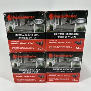 (Lote de 4) Sistema de fijación universal para cubierta oculta FastenMaster 50 cuadrados Ft. NUEVO - Imagen 1 de 2