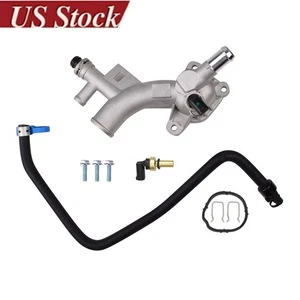 Engine Coolant Water Outlet W/ hose for Chevy Cruze Sonic Trax Buick Encore 1.4L - Bild 1 von 15