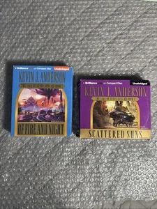 “Of Fire And Night” and “Scattered Suns” By Kevin J Anderson - Audio CD Format - Picture 1 of 6